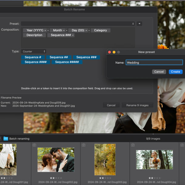 Advanced batch renaming for complete control